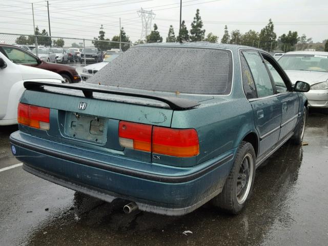 JHMCB7653PC018437 - 1993 HONDA ACCORD LX GREEN photo 4