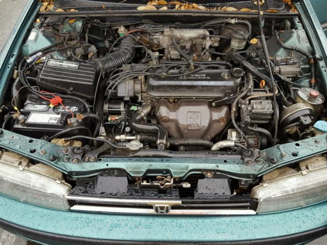 JHMCB7653PC018437 - 1993 HONDA ACCORD LX GREEN photo 7