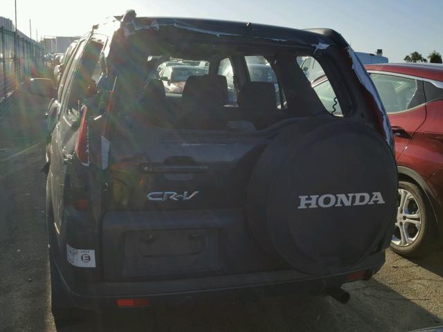 JHLRD78442C022258 - 2002 HONDA CR-V LX BLACK photo 9