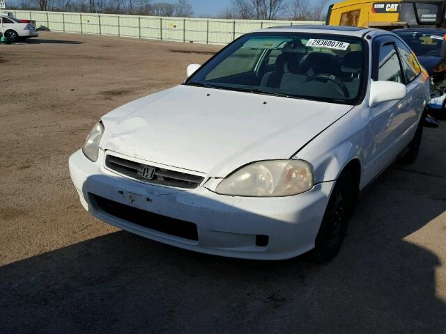 1HGEJ824XYL114598 - 2000 HONDA CIVIC EX Ağ foto 2