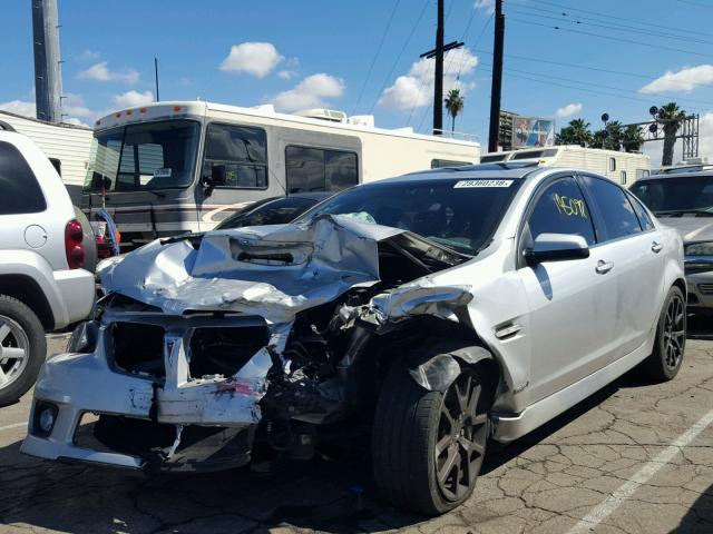 6G2EP57W89L306195 - 2009 PONTIAC G8 GXP SILVER photo 2