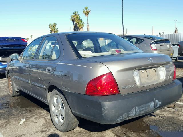 3N1CB51D75L532266 - 2005 NISSAN SENTRA 1.8 TAN photo 3