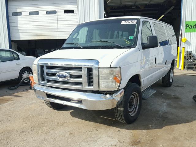 1FBNE31L09DA79035 - 2009 FORD ECONOLINE WHITE photo 2