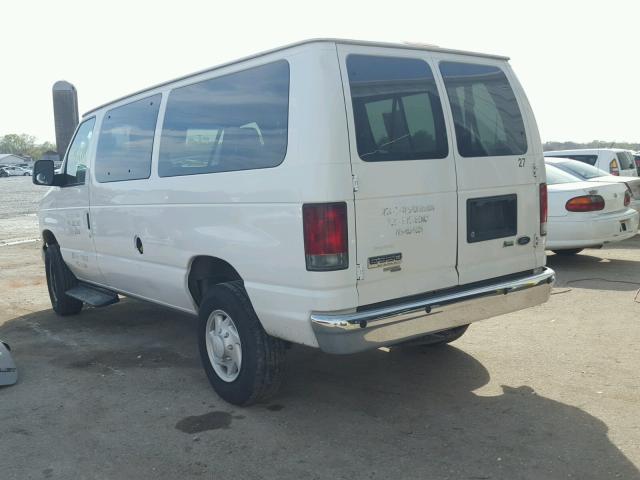 1FBNE31L09DA79035 - 2009 FORD ECONOLINE WHITE photo 3