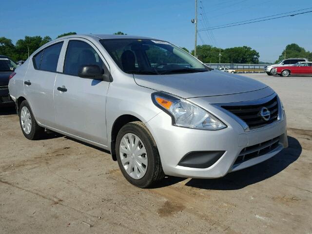 3N1CN7AP7FL847230 - 2015 NISSAN VERSA S/S SILVER photo 1