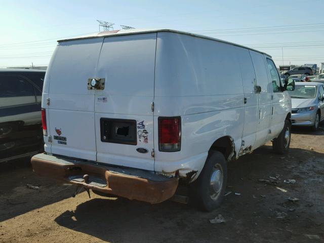 1FTNE24L81HB60041 - 2001 FORD ECONOLINE WHITE photo 4