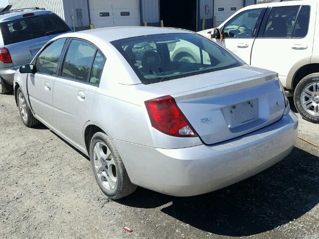 1G8AK52FX4Z147354 - 2004 SATURN ION LEVEL SILVER photo 3