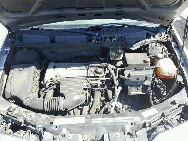 1G8AK52FX4Z147354 - 2004 SATURN ION LEVEL SILVER photo 7