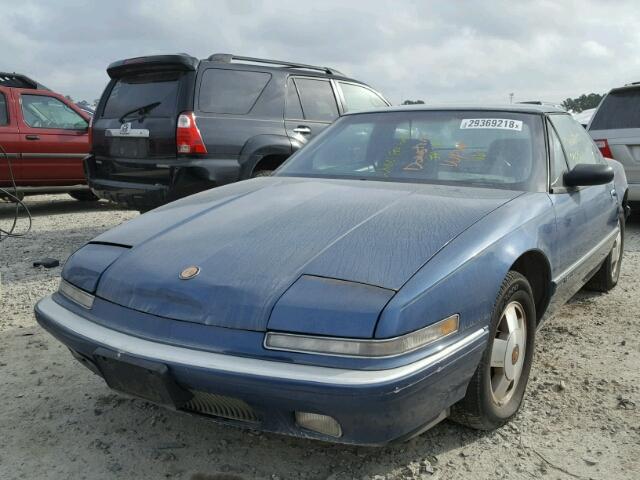 1G4EC11C2KB905953 - 1989 BUICK REATTA BLUE photo 2