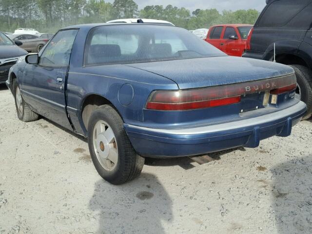 1G4EC11C2KB905953 - 1989 BUICK REATTA BLUE photo 3