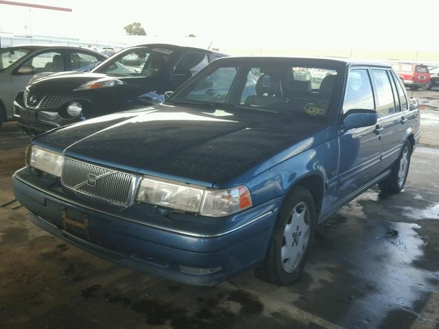 YV1KS9601V1112803 - 1997 VOLVO 960 BLUE photo 2