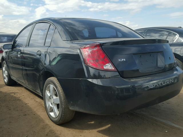 1G8AG54F04Z107394 - 2004 SATURN ION LEVEL BLACK photo 3