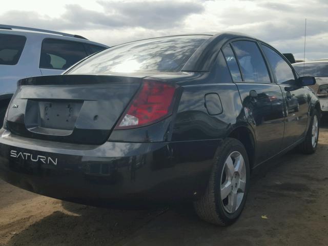 1G8AG54F04Z107394 - 2004 SATURN ION LEVEL BLACK photo 4