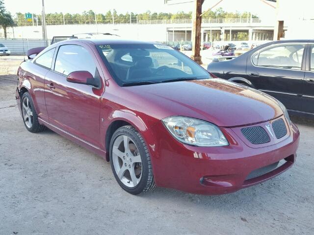 1G2AN18BX77137387 - 2007 PONTIAC G5 GT MAROON photo 1