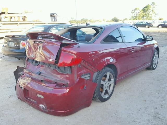 1G2AN18BX77137387 - 2007 PONTIAC G5 GT MAROON photo 4