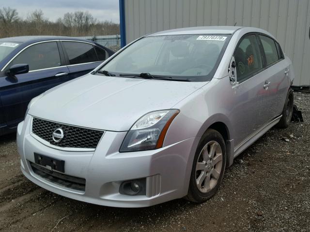 3N1AB6AP9CL708836 - 2012 NISSAN SENTRA 2.0 SILVER photo 2