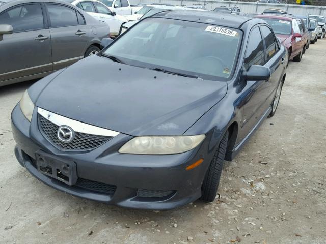 1YVFP80D545N98662 - 2004 MAZDA 6 S GRAY photo 2