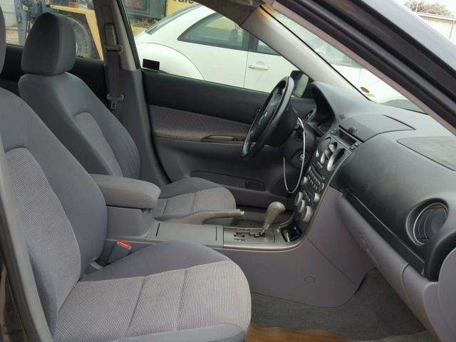 1YVFP80D545N98662 - 2004 MAZDA 6 S GRAY photo 5