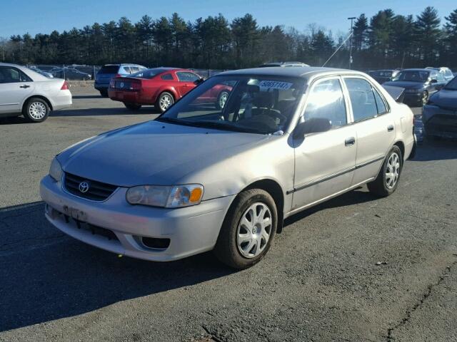 2T1BR12E32C519419 - 2002 TOYOTA COROLLA CE TAN photo 2