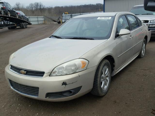 2G1WB5EK0B1322892 - 2011 CHEVROLET IMPALA LT BEIGE photo 2