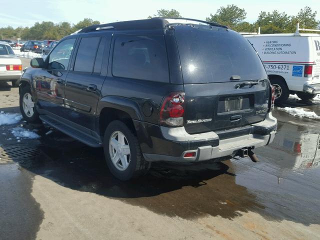 1GNET16S936134283 - 2003 CHEVROLET TRAILBLAZE BLACK photo 3