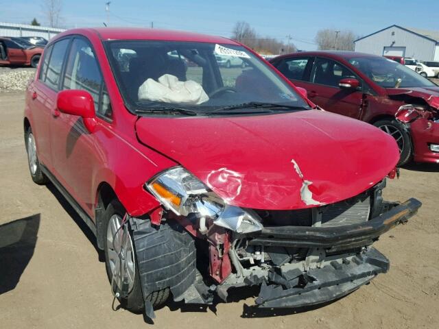 3N1BC1CP9BL433887 - 2011 NISSAN VERSA S RED photo 1