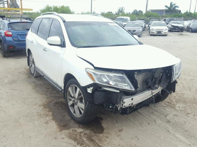 5N1AR2MN4EC678960 - 2014 NISSAN PATHFINDER WHITE photo 1