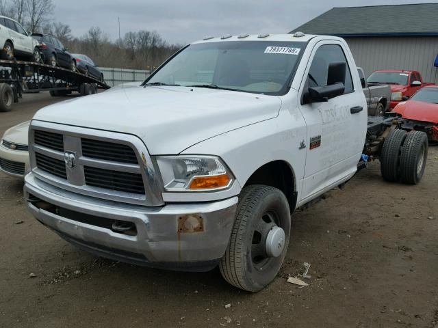 3C7WDSBLXCG159466 - 2012 DODGE RAM 3500 S WHITE photo 2