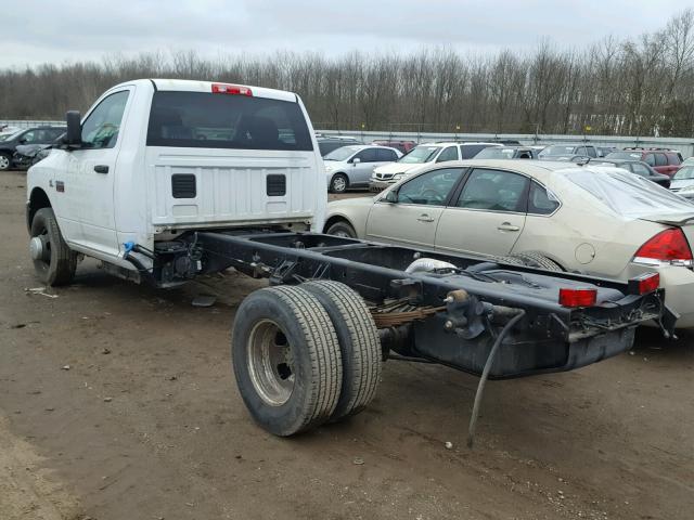 3C7WDSBLXCG159466 - 2012 DODGE RAM 3500 S WHITE photo 3