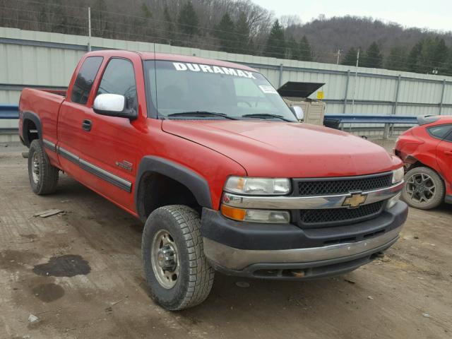 1GCHK29161E298109 - 2001 CHEVROLET SILVERADO RED photo 1