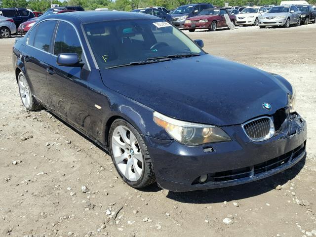 WBANE535X7CW62699 - 2007 BMW 525 I BLUE photo 1