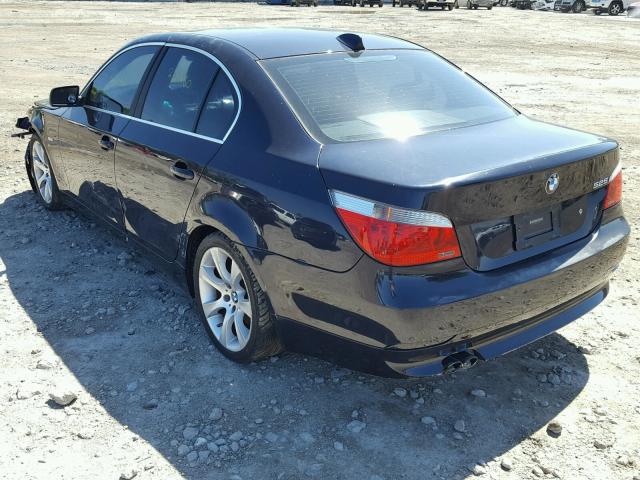 WBANE535X7CW62699 - 2007 BMW 525 I BLUE photo 3