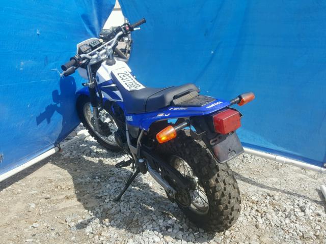 JYA3AWE037A115262 - 2007 YAMAHA TW200 BLUE photo 3