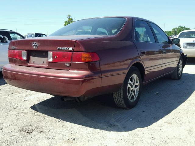 4T1BF22KXYU099878 - 2000 TOYOTA CAMRY LE RED photo 4