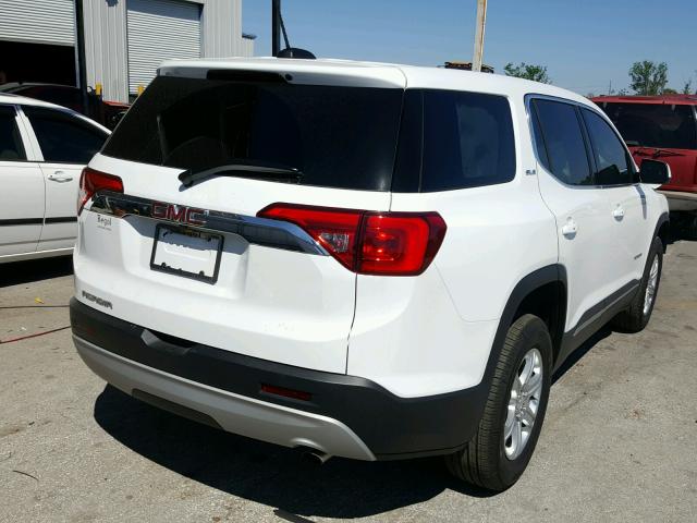 1GKKNKLA5JZ122395 - 2018 GMC ACADIA SLE WHITE photo 4