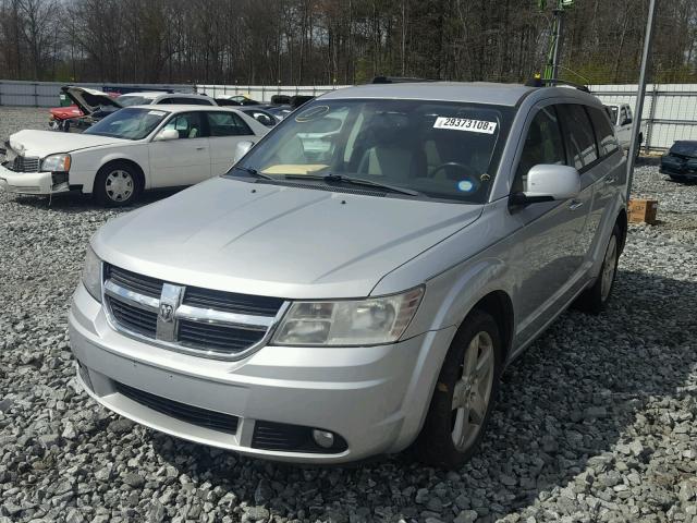 3D4GH67V69T154162 - 2009 DODGE JOURNEY R/ SILVER photo 2