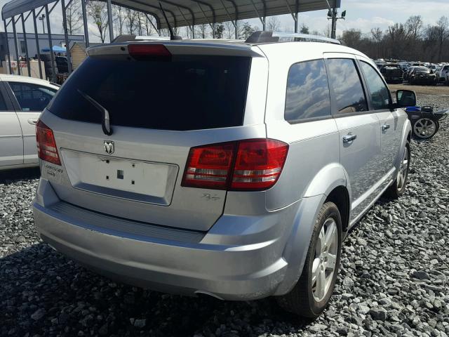 3D4GH67V69T154162 - 2009 DODGE JOURNEY R/ SILVER photo 4