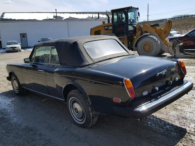 SCAZD42A2DCX07489 - 1983 ROLLS-ROYCE CORNICHE BLACK photo 3