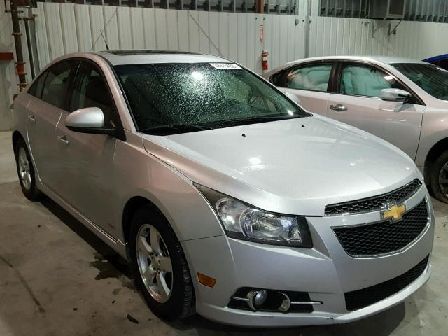 1G1PF5SC4C7359891 - 2012 CHEVROLET CRUZE LT SILVER photo 1