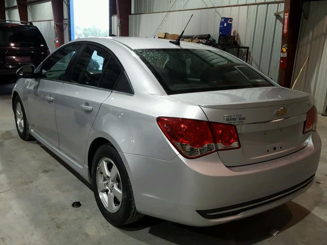 1G1PF5SC4C7359891 - 2012 CHEVROLET CRUZE LT SILVER photo 3