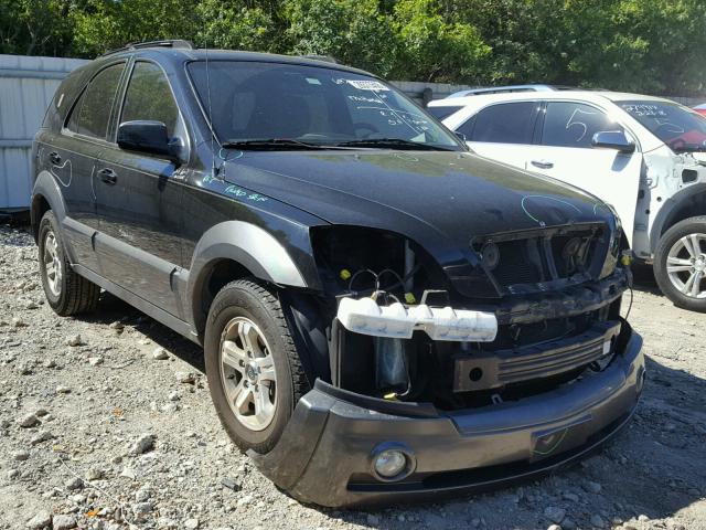 KNDJD733X55482316 - 2005 KIA SORENTO EX BLACK photo 1