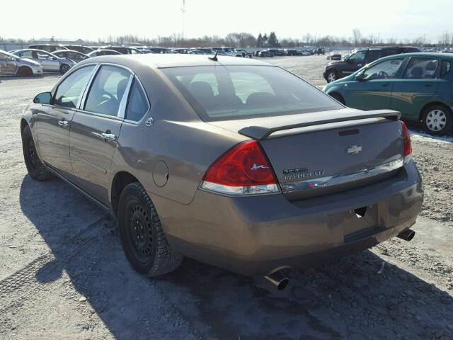 2G1WU581X69369075 - 2006 CHEVROLET IMPALA LTZ BROWN photo 3