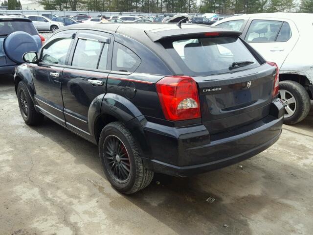 1B3HB48B47D126487 - 2007 DODGE CALIBER SX BLACK photo 3