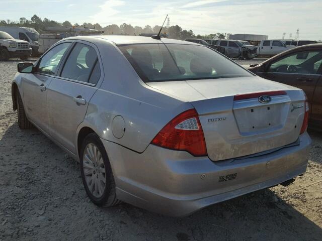 3FADP0L32BR168055 - 2011 FORD FUSION HYB GRAY photo 3