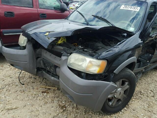 1FMCU04112KA63096 - 2002 FORD ESCAPE XLT BLACK photo 10