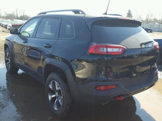 1C4PJMBB9JD567030 - 2018 JEEP CHEROKEE T BLACK photo 3