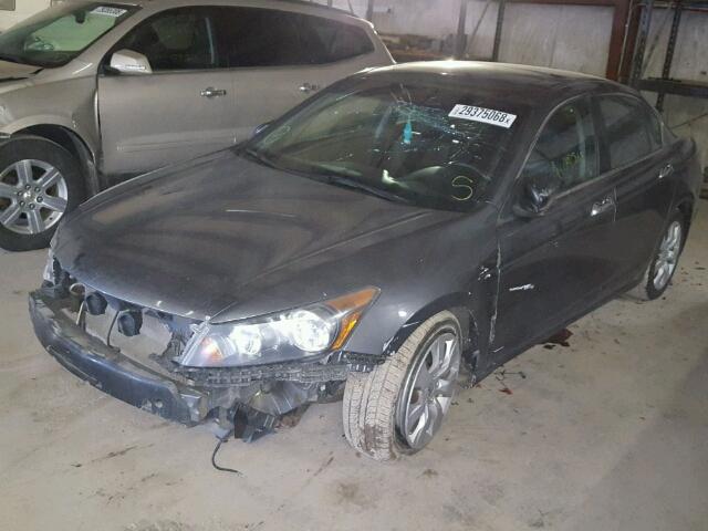 1HGCP36838A051118 - 2008 HONDA ACCORD EXL GRAY photo 2