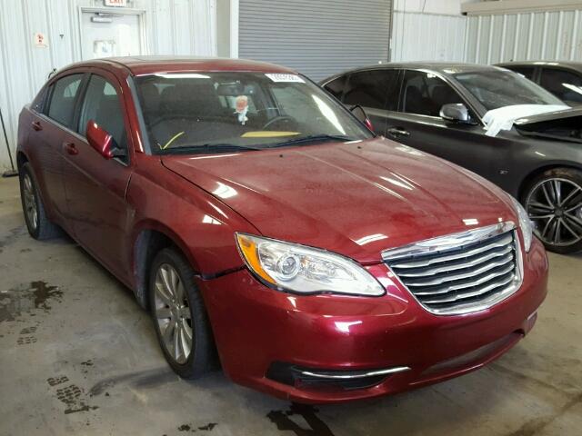 1C3CCBBBXDN600181 - 2013 CHRYSLER 200 TOURIN RED photo 1