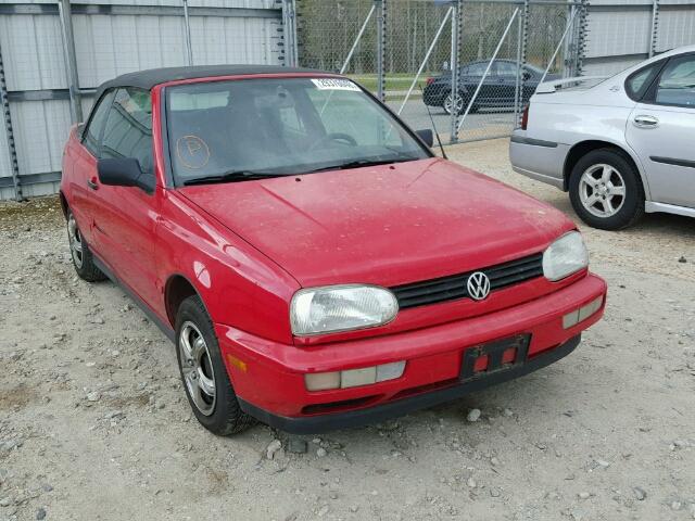 3VWAB81E0WM811534 - 1998 VOLKSWAGEN CABRIO RED photo 1