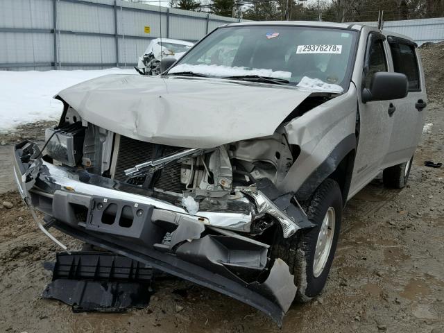 1GCDT136158214616 - 2005 CHEVROLET COLORADO SILVER photo 2